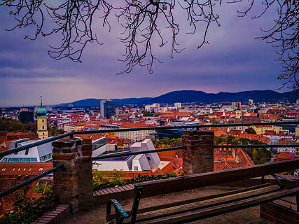 natura, architettura, struttura costruita, esterno dell'edificio, cielo, città, nuvola - cielo, connessione, paesaggio urbano, ponte, albero, costruzione, ponte - struttura fatta dall'uomo, pianta, nessuno, acqua, quartiere residenziale, vista dall'alto, all'aperto, ponte ad arco, 4K, CC0, dominio pubblico, privo di copyright