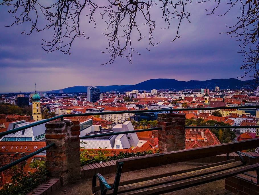 natura, architettura, struttura costruita, esterno dell'edificio, cielo, città, nuvola - cielo, connessione, paesaggio urbano, ponte, albero, costruzione, ponte - struttura fatta dall'uomo, pianta, nessuno, acqua, quartiere residenziale, vista dall'alto, all'aperto, ponte ad arco, 4K