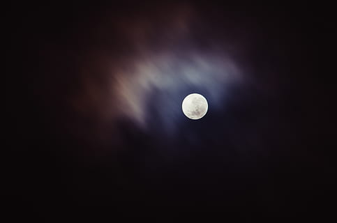 måne, stjerne, skyer, beveger skyene, nattehimmel, natt, nattfotografering, lang eksponering, astronomi, rom, himmel, naturskjønnhet - natur, skjønnhet i naturen, rolig scene, ro, ingen folk, natur, lav vinkel visning, planetmåne, sky - himmel, mørk, vitenskap, fullmåne, idylliske, utendørs, astrologi, plass og astronomi, formørkelse, måneskinn, 4K, CC0, offentlig domene, opphavsrett gratis