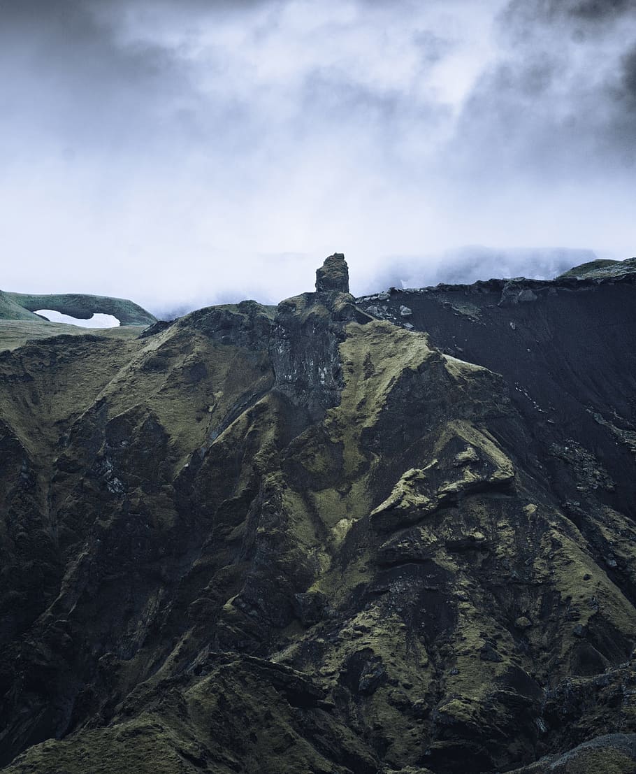 momento, chiarezza, nube, nebbia, montagna, roccia, paesaggio, tempesta, natura, buio, lunatico, epico, Islanda, picco di montagna, Paesaggi, all'aperto, roccia - oggetto, escursioni a piedi, collina, cielo, catena montuosa, nuvola - cielo, viaggio, valle, la neve, posto famoso, Cloudscape, bellezza nella natura, in alto, nessuno, blu, avventura, estate, turismo, Asia, scogliera, 2K