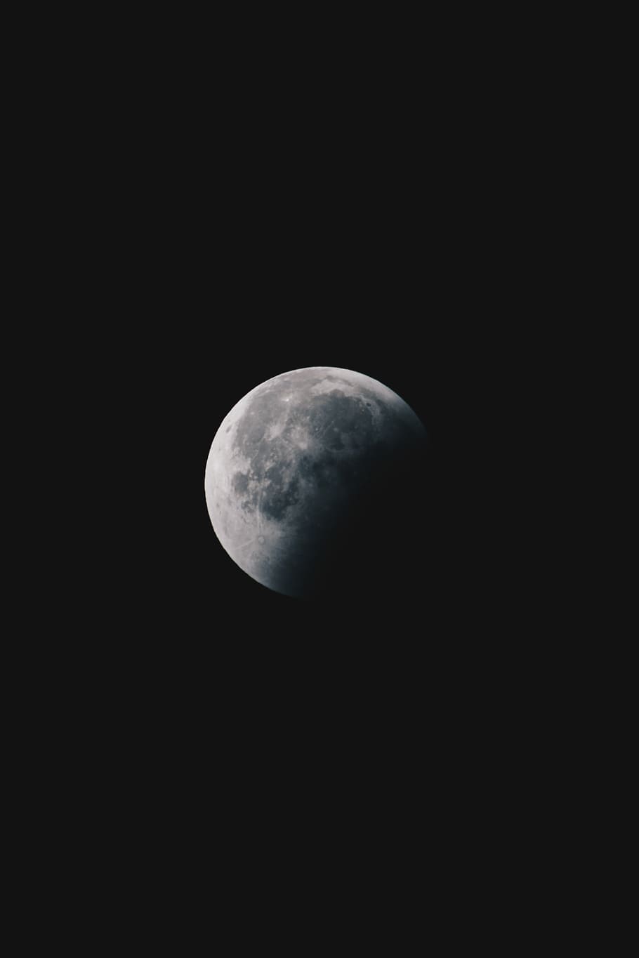 lua branca redonda, lua, espaço, céu, noite, astronomia, beleza na natureza, copie o espaço, natureza, tranquilidade, scenics - natureza, ninguém, lua planetária, visão de baixo ângulo, cena tranquila, Sombrio, céu limpo, superfície da lua, idílico, meia-lua, majestoso, astrologia, luar, 2K