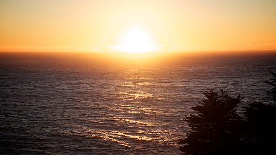 , Himmel, Sonnenuntergang, Meer, Wasser, Szenen - Natur, Schönheit in der Natur, Horizont über Wasser, Sonne, Horizont, Ruhe, Sonnenlicht, Natur, ruhige Szene, idyllisch, orange Farbe, keine Leute, Dramatischer Himmel, seelandschaft, draußen, Linseneffekt, hell, 1080P, CC0, gemeinfrei, lizenzfrei