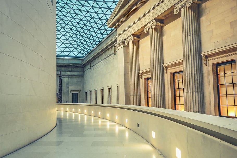 architettura, costruzione, corridoio, finestra, lucernario, pavimento, Museo, Londra, Museo britannico, pavimentazione, Home decor, corrimano, ringhiera, edificio per uffici, in casa, interior design, abside, ufficio postale, tenda, colonna, struttura costruita, esterno dell'edificio, nessuno, storia, il passato, colonna architettonica, vetro - materiale, giorno, edificio pubblico, legge, illuminato, governo, attrezzatura per l'illuminazione, all'aperto, città, giustizia - concetto, palazzo di giustizia, soffitto, 4K