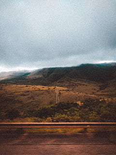 scenic, view, mountain, cloudy, sky, cloudiness, clouds, dark clouds, dramatic, environment, landscape, mountain range, mountains, nature, nature photography, overcast, scenery, cloud - sky, scenics - nature, beauty in nature, tranquil scene, tranquility, no people, land, day, non-urban scene, outdoors, road, remote, idyllic, 4K, CC0, public domain, royalty free