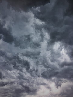 gray, white, cloudy, sky, cloud, cloudy sky, strom, dark, rain, grey, darkness, dark clouds, overcat, overcast dasy, overcast day, explore, weather, nature, cloud - Sky, storm, overcast, cloudscape, thunderstorm, blue, backgrounds, ominous, meteorology, dramatic Sky, outdoors, climate, day, scenics, air, moody Sky, storm Cloud, cumulonimbus, cumulus Cloud, no People, beauty In Nature, stratosphere, summer, light - Natural Phenomenon, space, fluffy, heaven, color Image, 2K, CC0, public domain, royalty free