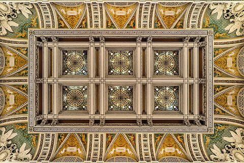 ornato, lucernari, decorazione, soffitto, biblioteca, congresso, Washington DC, dc., architettonico, architettura, bellissimo, blu, capitale, Campidoglio, colorato, verde, interno, paesaggio, vecchio, all'aperto, parco, punto, panoramico, cielo, turismo, alberi, vista, Washington, libri, costruzione, città, colore, dc, centro, dentro, libreria del Congresso, natura, di, prospettiva, scenario, stati, strada, viaggio, unito, urbano, struttura costruita, nessuno, modello, arte e artigianato, destinazioni di viaggio, in casa, design, religione, credenza, il passato, storia, fotogramma intero, creatività, giorno, luogo di culto, bicchiere, architettura e arte, motivo floreale, murale, 2K, CC0, dominio pubblico, privo di copyright