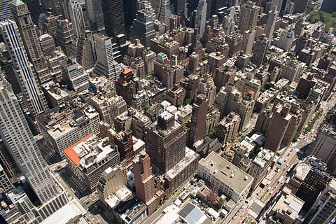 la metropolitana, nyc, traffico, esterno dell'edificio, città, costruzione, paesaggio urbano, architettura, struttura costruita, folla, edificio per uffici esterno, quartiere residenziale, vista dall'alto, grattacielo, affollato, vista aerea, Torre, giorno, alto - alto, moderno, distretto del centro, ufficio, all'aperto, distretto finanziario, 5K, CC0, dominio pubblico, privo di copyright