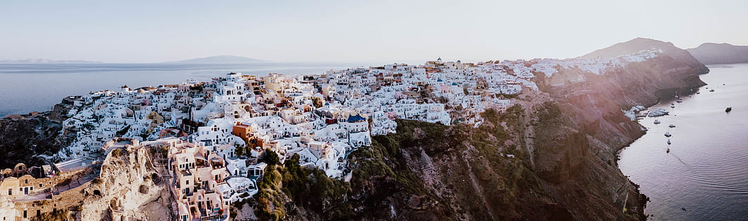 kahverengi, kaya oluşumu, gündüz, panoramik, peyzaj, doğa, manzara, açık havada, Kaya, oia, Yunanistan, uçurum, Su, dağ, Oía Yunanistan, çöl, deniz, okyanus, kıyı şeridi, toprak, havadan görünüş, Kent, arazi, manzaralar - doğa, kış, kar, soğuk hava, gökyüzü, çevre, doğada güzellik, katı, kaya - nesne, insansız, seyahat, gölcük, buz, 8K, CC0, kamu malı, telif ücretsiz