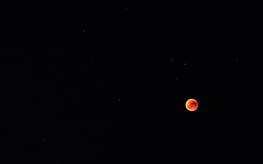 gerhana bulan, perbintangan, astronomi, gerhana, luna, bulan, alam, malam, langit, langit berbintang, bintang, ruang, tidak ada orang, menyalin ruang, keindahan di alam, scenics - alam, merah, adegan yang tenang, ketenangan, bulan purnama, di luar rumah, lingkaran, idilis, fenomena alam, warna oranye, tampilan sudut rendah, 2K, CC0, domain publik, bebas royalti
