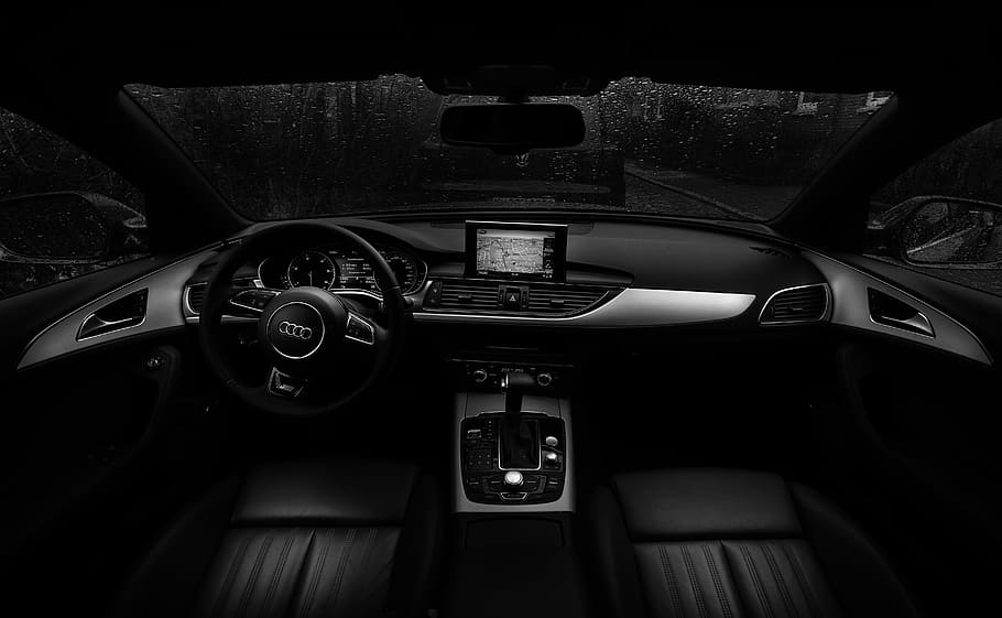 interno, auto, nero, audi, timone, Ingranaggio, cambio, modo di trasporto, mezzi di trasporto, veicolo a motore, interno del veicolo, veicolo terrestre, interno auto, in casa, volante, pannello di controllo, controllo, Leva del cambio, cruscotto, nessuno, avvicinamento, tachimetro, viaggio, velocità, lusso, vetro - materiale, 5K