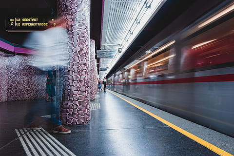 two, person, standing, front, train railway, platform, train, sign, underground, ubahn, subway, motion, movement, long exposure, urban, city, light, toning, lightroom, u, bahn, u bahn, u 2, u2, transportation, speed, station, railroad Track, people, blurred Motion, travel, urban Scene, subway Train, railroad Station Platform, subway Station, passenger, city Life, people Traveling, subway Platform, traffic, commuter, journey, mode of Transport, architecture, tunnel, street, modern, 5K, CC0, public domain, royalty free
