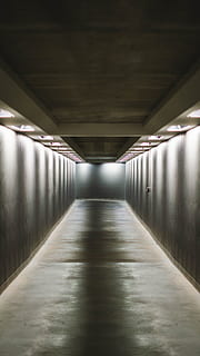empty gray pathway, tunnel, canada, saskatoon, university of saskatchewan, corridor, path, grass, flora, plant, architecture, direction, the way forward, indoors, illuminated, empty, transportation, no people, diminishing perspective, built structure, ceiling, subway, public transportation, lighting equipment, light, absence, underpass, electric light, vanishing point, light at the end of the tunnel, underground walkway, long, concrete, 5K, CC0, public domain, royalty free