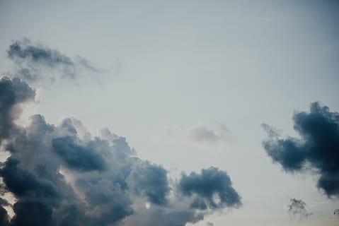 bianca, nero, nuvole, blu, cielo, nube, nuvoloso, natura, tempo metereologico, nuvola - cielo, all'aperto, giorno, sfondi, clima, Cloudscape, aria, estate, meteorologia, Paesaggi, cumulo, stratosfera, bellezza nella natura, spazio, Paradiso, luce - fenomeno naturale, soffice, nessuno, immagine a colori, stagione, cumulonembo, astratto, luce del sole, 5K, CC0, dominio pubblico, privo di copyright
