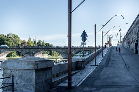 quay in turin, architecture, blue, bridge, building, city, cityscape, colorful, construction, day, downtown, europe, facade, holiday, house, italia, italian, italy, lawn, piedmont, piemonte, promenade, quay, reflection, river, riverside, torino, tree, turin, view, water, built structure, sky, nature, street, incidental people, building exterior, street light, clear sky, direction, the way forward, transportation, outdoors, railing, bridge - man made structure, 4K, CC0, public domain, royalty free
