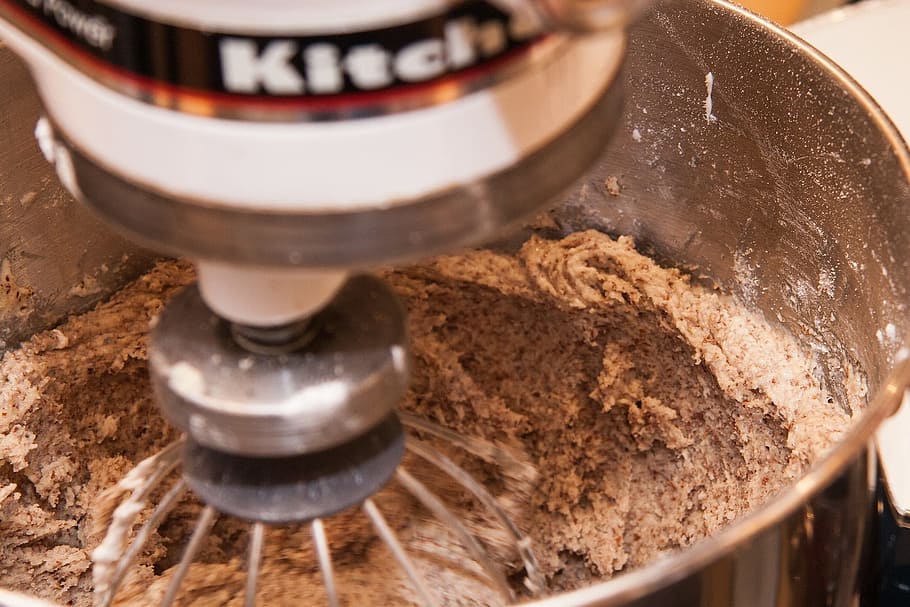 device, machine, stir, stirring, kitchen, dish, food, fresh, sweet, , food and drink, close-up, no people, indoors, brown, man made, dirt, man made object, nature, machinery, selective focus, equipment, healthy lifestyle, chocolate, single object, wellbeing, metal, mud, steel, silver colored, 1080P