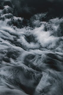 monokrom, Foto, skyer, uklarhed, cloudscape, overskyet, miljø, hd tapet, natur, naturskøn, himmel, sky - himmel, skønhed i naturen, ingen mennesker, scenics - natur, bevægelse, fuld ramme, baggrunde, lang eksponering, dag, ikke-urbane scene, udendørs, ro, vandsport, strøm, storm, flydende vand, magt i naturen, flyder, blødhed, 2K, CC0, offentligt domæne, royaltyfrie