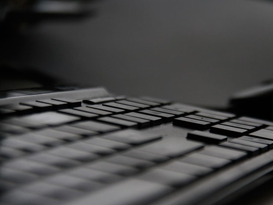 clavier, ordinateur, noir, La technologie, mise au point sélective, fermer, clavier d'ordinateur, la communication, équipement informatique, lettre, personne, clé d'ordinateur, à l'intérieur, alphabet, partie informatique, Technologie sans fil, portable, culture artistique et divertissement, la musique, lien, contrôle, touche de piano, 1080P