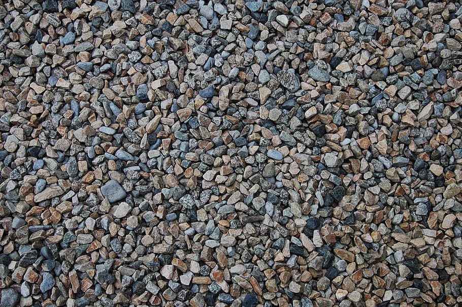 žvirgždas, tekstūra, akmenys, modelį, Rokas, pobūdį, medžiaga, sunku, žvyro, visą kadrą, fonas, akmens objektas, kietas, didelė objektų grupė, akmuo, tekstūruotas, dieną, aukšto kampo vaizdas, gausa, nėra žmonių, lauke, pilka, šiurkštus, tiesiogiai virš, žemės, 2K