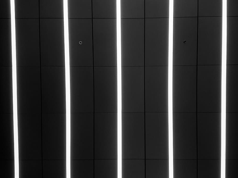 illuminazione, luce, pavimento, grigio, rettangoli, Linee, retta, bianco e nero, modelli, sfondi, leds, bagliore, struttura, porta, finestra, alluminio, modello, piastrella, griglia, guidato, illuminato, in casa, nessuno, ripetizione, fotogramma intero, architettura, attrezzatura per l'illuminazione, struttura costruita, pavimentazione, riflessione, luce - fenomeno naturale, di fila, raggiante, luce del sole, fianco a fianco, a strisce, 4K