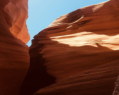 Bögen sehen, Natur, Boden, draußen, Sand, Wüste, Schlucht, Düne, Navajo, Arizona, Riss, rein, Antilopenschlucht, Seite, Vereinigte Staaten, Berg, Mesa, Tal, Plateau, Land, Höhle, Rock, Rock - Objekt, Felsformation, solide, Szenen - Natur, Reiseziele, physische Geographie, Geologie, Nicht-städtische Szene, Ruhe, Schönheit in der Natur, Reise, Himmel, Sandstein, Umgebung, ruhige Szene, Sonnenlicht, keine Leute, erodiert, trockenes Klima, Klima, 1080P, CC0, gemeinfrei, lizenzfrei