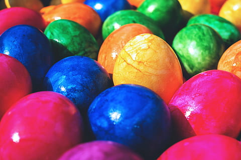vibrant easter eggs, various, easter, food, food and drink, multi colored, large group of objects, easter egg, egg, full frame, celebration, backgrounds, no people, holiday, close-up, freshness, still life, abundance, sweet food, selective focus, candy, temptation, 5K