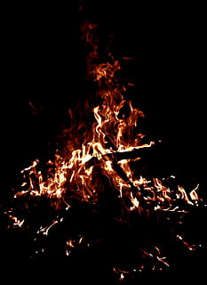 con2011, abstrakt, Hintergrund, wunderschönen, lodern, lodernd, brennen, Nahansicht, explodieren, Explosion, Feuer, Flamme, Hitze, heiß, Nacht-, Verbrennung, Hitze - Temperatur, glühend, Feuer - natürliches Phänomen, Bewegung, Natur, keine Leute, Holz, Log, orange Farbe, Langzeitbelichtung, Brennholz, Holz - Material, Bewegungsunschärfe, Camping, draußen, Lagerfeuer, dunkel, schwarzer Hintergrund, 2K, CC0, gemeinfrei, lizenzfrei