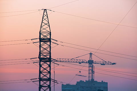 power, powerful, grid, tower, electricity, sunset, electric, steel, nobody, generator, high-voltage, line, cable, energy, tall, sky, transmission, wire, ufa, architecture, nature, no people, built structure, connection, power supply, fuel and power generation, technology, electricity pylon, power line, pink color, transportation, cloud - sky, outdoors, silhouette, environment, purple, 2K, CC0, public domain, royalty free