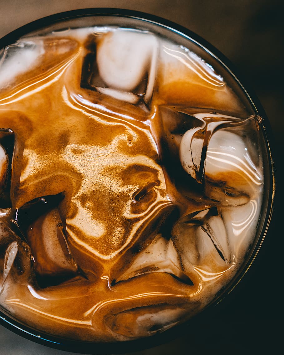 cafea, iced, espresso, mancare si bautura, a închide, mâncare dulce, natură moartă, băutură, gustare, dulce, indulgenţă, în interior, alimente, prospeţime, desert, nici o persoana, ciocolată, mâncări nesănătoase, sticlă, maro, îngheţat, gata să mănânce, pahar de băut, ispită, topire, 4K