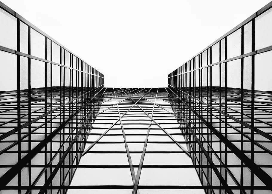 gelænder, rækværk, mønster, arkitektur, korridor, by-, skyskraber, glas, tårn, urban udforskning, Forenede Stater, bygget struktur, ingen mennesker, chicago, bygning udvendig, moderne bygning, himmel, bykontor, direkte under, skyfri himmel, forbindelse, lav vinkel visning, bro, natur, dag, bro - menneskeskabt struktur, metal, udendørs, bygning, kopiere plads, transportmidler, moderne, kontorbygning udvendig, 2K