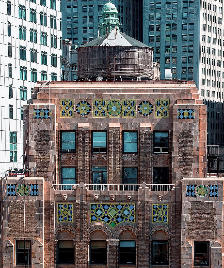arquitectura, edifici, pedra, finestra, façana, dipòsit, maó, mosaic, new york, icona, exterior de l'edifici, estructura construïda, ciutat, exterior d’edifici d’oficines, dia, cap gent, modern, destinacions de viatge, oficina, gratacels, vida de ciutat, vidre - material, barri residencial, text, a l'aire lliure, alta - alta, districte financer, 4K