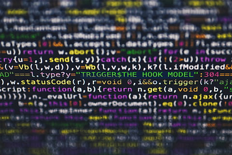 multicolored codes, multi colored, full frame, text, communication, backgrounds, technology, no people, computer, western script, selective focus, connection, internet, computer equipment, pattern, close-up, computer network, screen, data, computer monitor, indoors, purple, 5K, CC0, public domain, royalty free