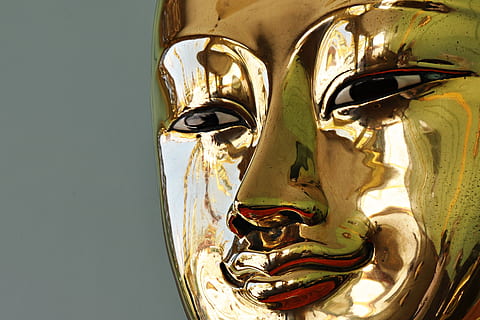 Budda, bronzo, riflessione, statua, Myanmar, birmania, Yangon, Rangoon, figura, Asia, capo, arte e artigianato, rappresentazione, rappresentazione umana, creatività, scultura, nessuno, somiglianza maschile, avvicinamento, mestiere, travestimento, cultura artistica e intrattenimento, somiglianza femminile, maschera, maschera - travestimento, in casa, giorno, natura, Festival, 2K, CC0, dominio pubblico, privo di copyright
