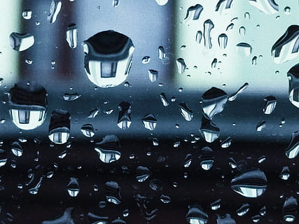 gota de pluja, macro, tirar, humit, aigua, vidre - material, pluja, finestra, manera de transport, primer pla, transparent, cap gent, vehicle terrestre, automòbil, transport, cotxe, interior del vehicle, marc complet, a l'interior, temporada de pluges, vidre, puresa, color plata, 4K, CC0, domini públic, lliure de regalies