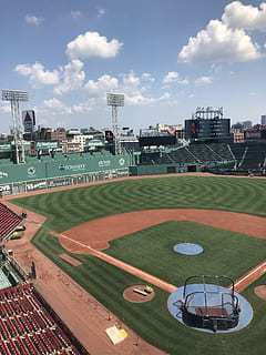 baseball bane, sport, bygning udvendig, arkitektur, himmel, bygget struktur, sky - himmel, natur, stadion, dag, græs, plante, høj vinkel visning, by, udendørs, grøn farve, spillerum, bygning, ingen mennesker, boligområde, vand, bybilledet, 4K, CC0, offentligt domæne, royaltyfrie