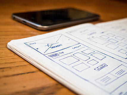 notebook, notepad, mockups, design, creative, business, office, desk, work, sketch, iphone, mobile, technology, table, indoors, paper, close-up, communication, no people, text, wood - material, pen, selective focus, finance, document, high angle view, still life, western script, number, arts culture and entertainment, 4K, CC0, public domain, royalty free