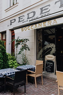 magic, first, polish, capital city, cracow, town, city, Poland, Europe, restaurant, travel, polska, karkow, boccanera, italian food, architecture, communication, built structure, text, seat, building exterior, chair, western script, no people, business, day, building, entrance, non-western script, table, script, outdoors, cafe, food and drink, 4K