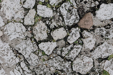 old, brick, stone pavements, bricks, background, pavement, stone, paving, full frame, backgrounds, textured, rough, no people, pattern, day, solid, stone wall, directly above, wall - building feature, nature, close-up, outdoors, built structure, wall, high angle view, rock, rock - object, moss, concrete, paving stone, lichen, cement, 5K