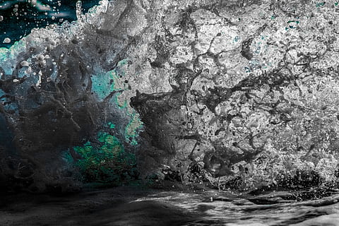 onada, splash, vent, esprai, escuma, naturalesa, esquitxades, mar, Costa, líquid, moviment, cap gent, aigua, dia, rock, bellesa a la natura, rock - object, davant del mar, a l'aire lliure, sòlid, aspre, fons, marc complet, formació de roca, textura, primer pla, aigua que flueix, poder a la natura, que flueix, color turquesa, 5K, CC0, domini públic, lliure de regalies