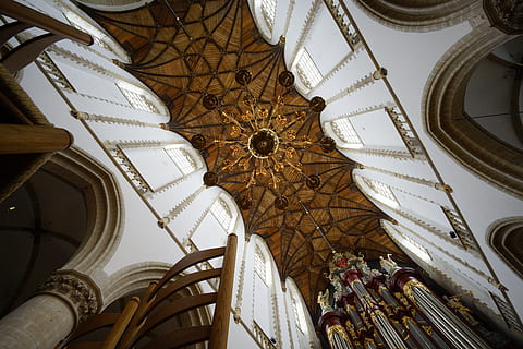 arch entryways, brown, ceiling, built structure, architecture, low angle view, indoors, dome, no people, place of worship, belief, spirituality, religion, hanging, building, cupola, history, architectural feature, the past, directly below, ornate, skylight, architectural column, luxury, architecture and art, 5K, CC0, public domain, royalty free
