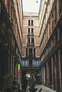 Licht, Wand, Himmel, Decke, Fußboden, Pflanze, Topf, Fenster, Baum, Blume, Backstein, rot, die Architektur, Fotografie, Straße, klein, Gebäude, Gebäudehülle, gebaute Struktur, Stadt, echte Menschen, Tag, Wohngegend, Lebensstile, Stadt leben, Männer, Transport, zufällige Menschen, Menschen, Natur, draußen, Landfahrzeug, Wohnung, 5K, CC0, gemeinfrei, lizenzfrei