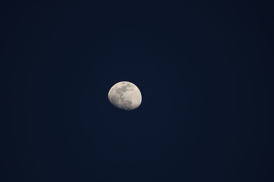lune grise, espace, lune, astronomie, nuit, ciel, beauté dans la nature, paysages - nature, lune planétaire, scène tranquille, faible angle de vue, tranquillité, exploration de l'espace, personne, espace de copie, ciel clair, la nature, idyllique, foncé, Découverte, en plein air, pleine lune, astrologie, espace et astronomie, clair de lune, 5K