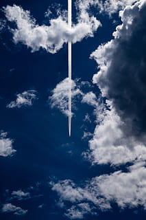 Sony, Sony A7, Himmel, Ebene, Wolke, Farbe, großartig, Moment, sonnig, Sonne, wolke - himmel, Flachwinkelansicht, Kondensstreifen, keine Leute, Natur, Blau, Tag, Schönheit in der Natur, draußen, Ruhe, weiße Farbe, Flugzeug, Szenen - Natur, Sonnenlicht, Luftfahrzeug, ruhige Szene, Transport, direkt darunter, fliegend, 4K, CC0, gemeinfrei, lizenzfrei