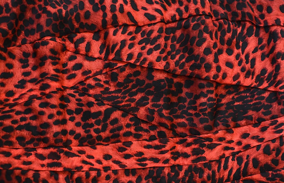 patró, camuflatge, resum, tèxtil, teixit, pell de lleopard, guepard, ampliació, fons de pantalla, decoració, textura, teló de fons, negre, estructura, material, decoratiu, fons, marc complet, cap gent, vermell, primer pla, a l'interior, natura morta, animal, pell d’animals, manta, dia, patró natural, vista d’angle alt, llit, mobles, 4K