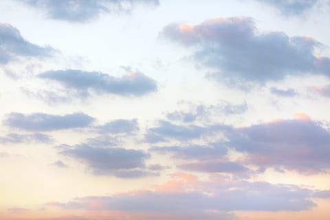 photography, clouds, dusk, cloudscape, dawn, environment, fair weather, nature, outdoors, scenery, scenic, sky, cloud - sky, scenics - nature, beauty in nature, tranquility, tranquil scene, low angle view, backgrounds, sunset, no people, idyllic, dramatic sky, sunlight, day, overcast, wind, meteorology, brightly lit, 5K, CC0, public domain, royalty free