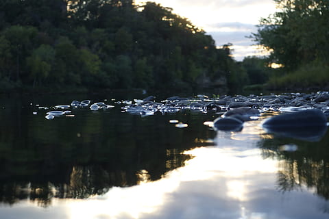 fotografie de râu, plajă, nori, lumina zilei, mediu inconjurator, lac, ușoară, mişcare, natură, în aer liber, parc, reflecţie, râu, roci, pitoresc, malul marii, cer, călătorie, copaci, apă, plantă, copac, nici o persoana, liniște, o scenă liniștită, selectiv, frumusețe în natură, malul mării, scenice - natura, zi, creştere, pădure, scenă non-urbană, suprafață, 5K, CC0, domeniu public, fără drepturi de autor