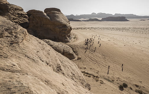 grå dessert, tørre, skyer, dagslys, ørken, tør, klit, geologi, hed, landskab, bjerge, natur, mennesker, klipper, sand, klitter, naturskøn, himmel, klippe, rock-objekt, solid, rock formation, scenics - natur, miljø, jord, skønhed i naturen, ikke-urbane scene, ro, rolig scene, fysisk geografi, ingen mennesker, rejsemål, klima, tørt klima, eroderet, halvtørre, 5K, CC0, offentligt domæne, royaltyfrie