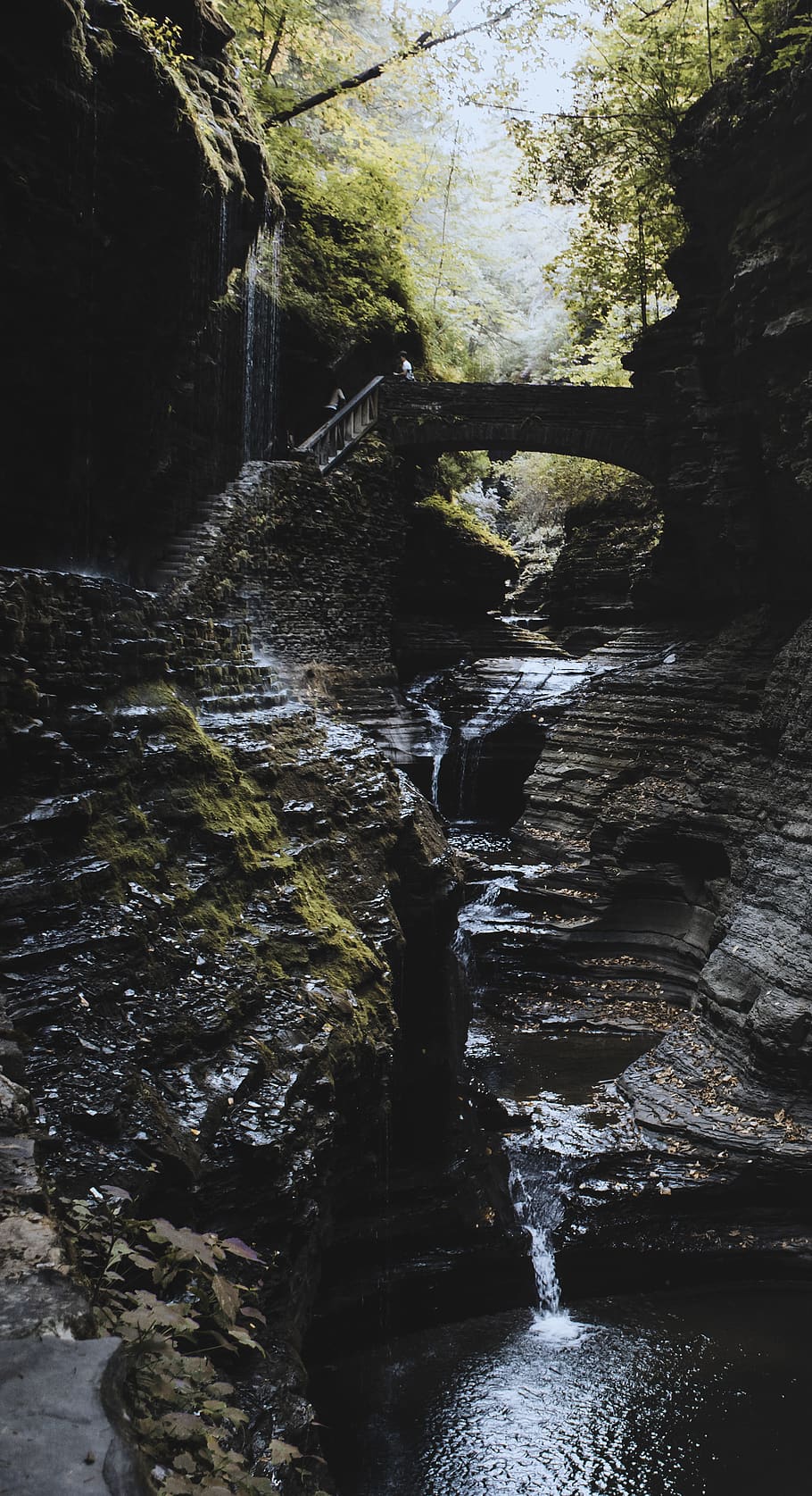 waterval overdag, natuur, leisteen, water, buitenshuis, rivier-, waterval, klif, rots, stroom, kreek, schaduwen, zomer, licht, gloed, aquatisch, grot, fabriek, berg-, crypt, voetpad, stromend water, geen mensen, vloeiende, solide, beweging, schoonheid in de natuur, Bos, rock - object, scenics - natuur, lange blootstelling, dag, architectuur, boom, wazig beweging, stroom - stromend water, lopend water, vallend water, 4K