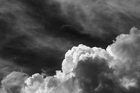 crimeia, céu, nuvens, nuvem, chuva, tempestade, trovoada, dramático, Preto e branco, monocromático, fundo, papel de parede, poder, natureza, bw, nuvem - céu, beleza na natureza, cloudscape, ninguém, scenics - natureza, visão de baixo ângulo, Nuvem de tempestade, tranquilidade, dia, fofo, ao ar livre, nublado, origens, cena tranquila, meio Ambiente, sinistro, meteorologia, 5K, CC0, domínio público, royalty free