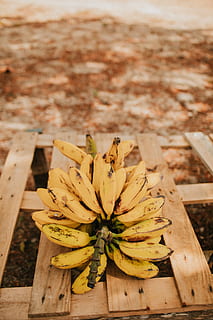 banana fruit , bananas, food, fruit, panama, wood - material, yellow, freshness, banana, close-up, no people, healthy eating, focus on foreground, high angle view, food and drink, day, nature, plant, beauty in nature, table, flower, wellbeing, outdoors, 5K, CC0, public domain, royalty free