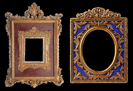 montuur, framing, ronde, voorwerp, structuur, grafisch, goudkleurig, geen mensen, kunst en ambacht, ambacht, overladen, binnenshuis, patroon, detailopname, zwarte achtergrond, architectuur, studio opname, goud, ontwerp, antiek, muur - bouwfunctie, decoratie, uitknippen, het verleden, luxe, 720P, CC0, publiek domein, royaltyvrij